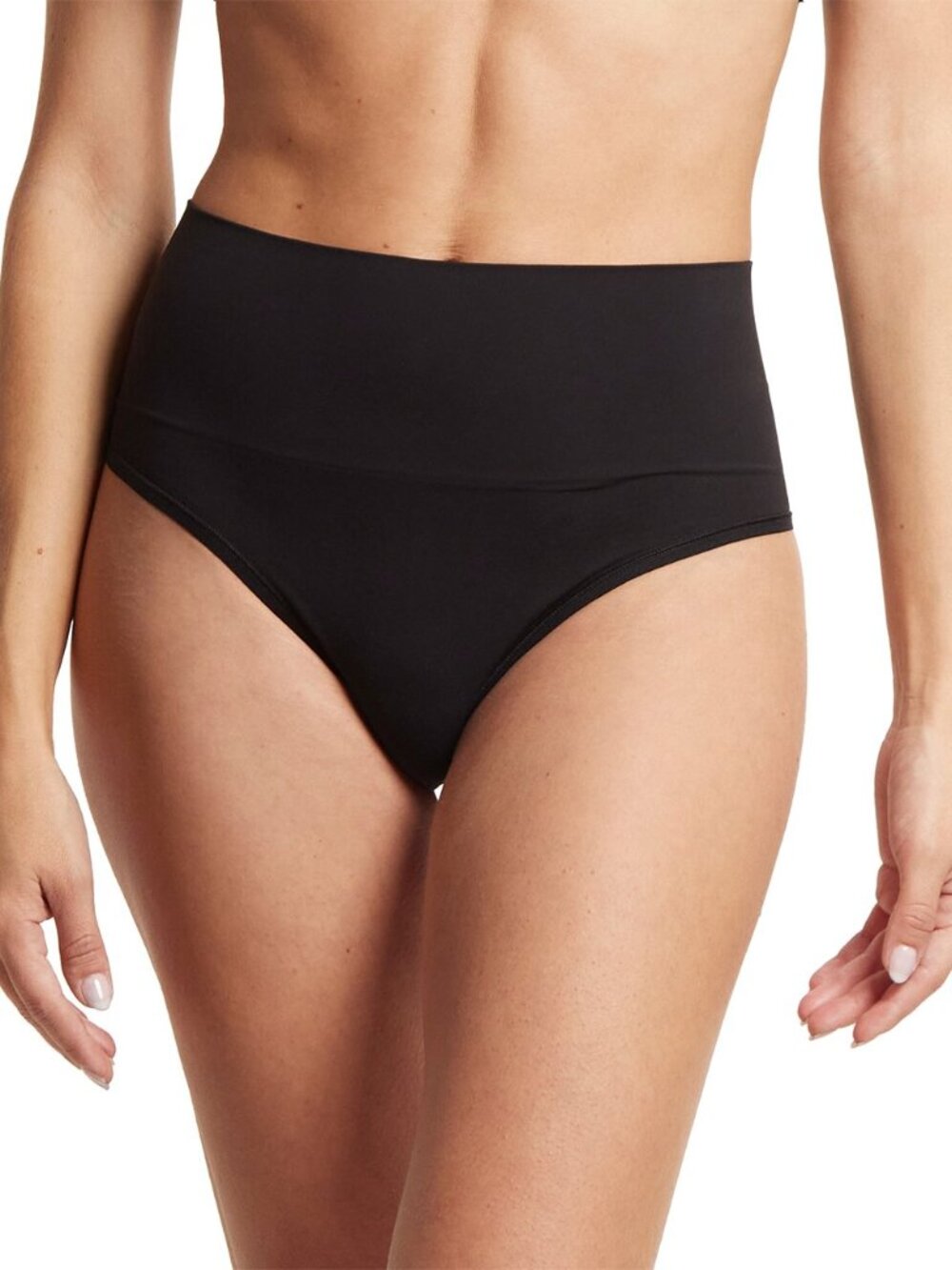 HANKY PANKY Thong Panties in Black Size M Brand New NWT